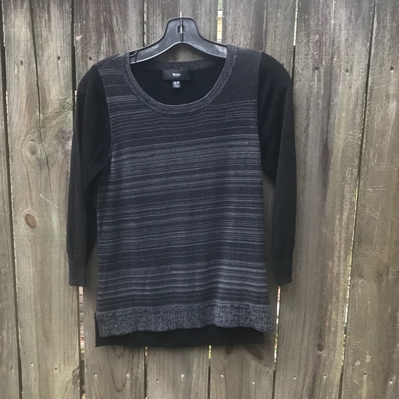 Mossimo Supply Co. Sweaters - Black and gray striped sweater